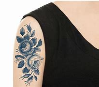 Image result for Blue Flower Tattoo