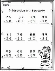 Image result for Subtraction with Regrouping Worksheets 2nd Grade