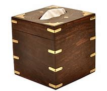 Image result for Leather Wooden Box