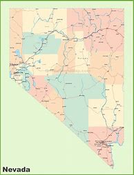 Image result for Nevada Cities Map