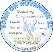 Image result for November 21 Zodiac Sign