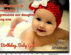 Image result for Birthday Wishes for Baby Girl