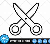Image result for Scissors Outline SVG