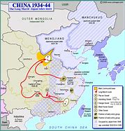 Image result for Map of China during Chinese Civil War