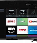 Image result for Sharp TV with Roku Outlet for Speaker