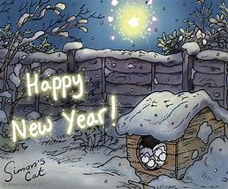 Image result for Simon's Cat Happy New Year