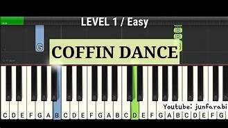 Image result for Coffin Dance Super Easy Piano