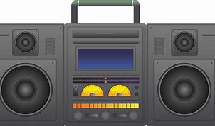 Image result for Ghetto Blaster Boombox Transparent PNG