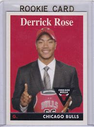 Image result for Derrick Rose Rookie Card