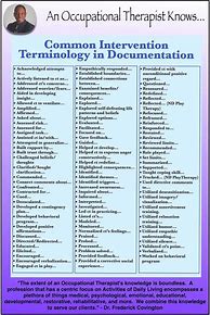 Image result for Occupational Therapy Notes Documentation