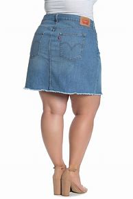 Image result for Stretch Denim Skirts Plus Size