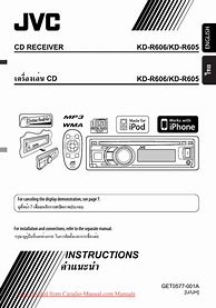 Image result for jvc receiver manual