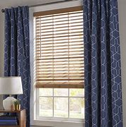 Image result for Window Curtains Over Blinds