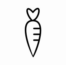 Image result for Cartoon Carrot Outline