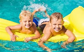 Image result for Beach and Swimming Pool with People