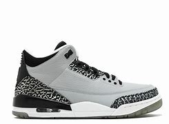 Image result for Jordan 3 Retro Grey White