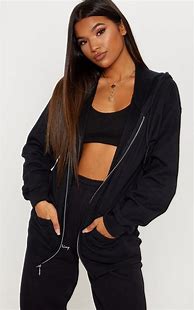 Image result for Black and Grey Zip Up Hoodie