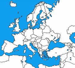 Image result for Europe Map No Color