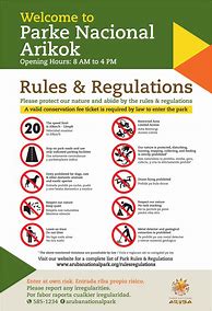 Image result for Rules and Regulations for Visitors in a Park