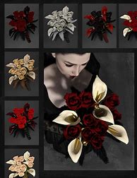 Image result for Holding Flower Gothic Poses