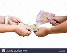 Image result for Two People Exchanging Money