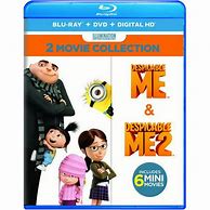 Image result for Despicable Me 2 and 3 DVDs