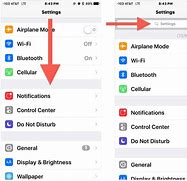 Image result for iOS Settings Window