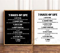 Image result for Rule of Life Chart