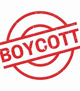 Image result for Boycott Symbol