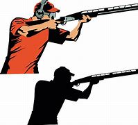 Image result for Clay Shooting Clip Art Silhouette