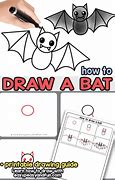 Image result for Draw a Bat