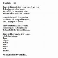 Image result for Letter to My Self 20 Years From Now and About World