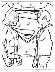 Image result for Batman vs Superman Coloring Pages