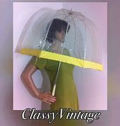 Image result for Clear Vintage Umbrella