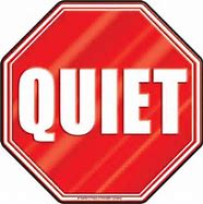 Image result for Quiet Sign Clip Art