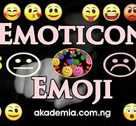 Image result for Emoji vs Emoticon