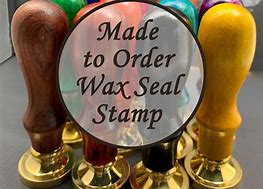 Image result for Wax Seal Stamp Wedding Invitations