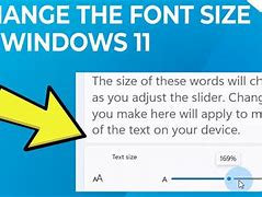 Image result for Increase Text Size Windows 11