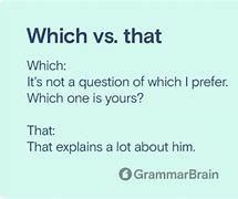 Image result for Difference Between Which and That Grammar