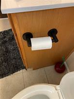 Image result for Matte Black Toilet Paper Holder