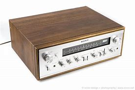 Image result for Vintage Sony Radio Wood