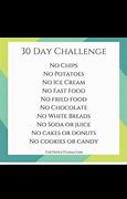 Image result for 30-Day Food Challenge