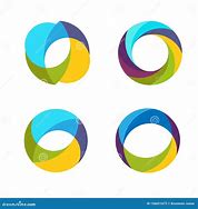 Image result for Double Colorful Circle Logo