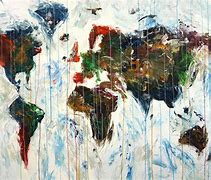 Image result for Modern Abstract World Map