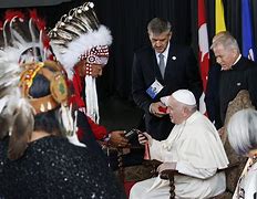 Image result for Pope Francis in Canada