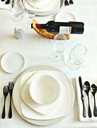 Image result for Informal Dinner Table Setting