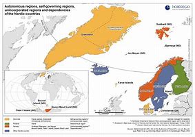 Image result for Nordic Countries Map