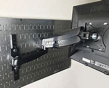 Image result for Pegboard Monitor Mount