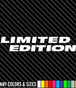 Image result for Limited Edition Decal