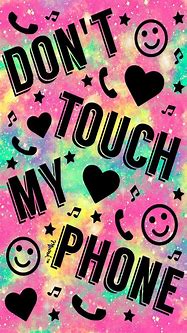 Image result for Don't Touch My Phones Backgrounds Pink Angels Stitches